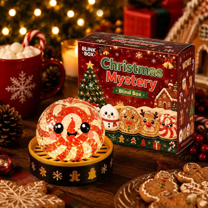 Peppermint Christmas squishy bun