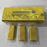 Gold bar squishies in bags